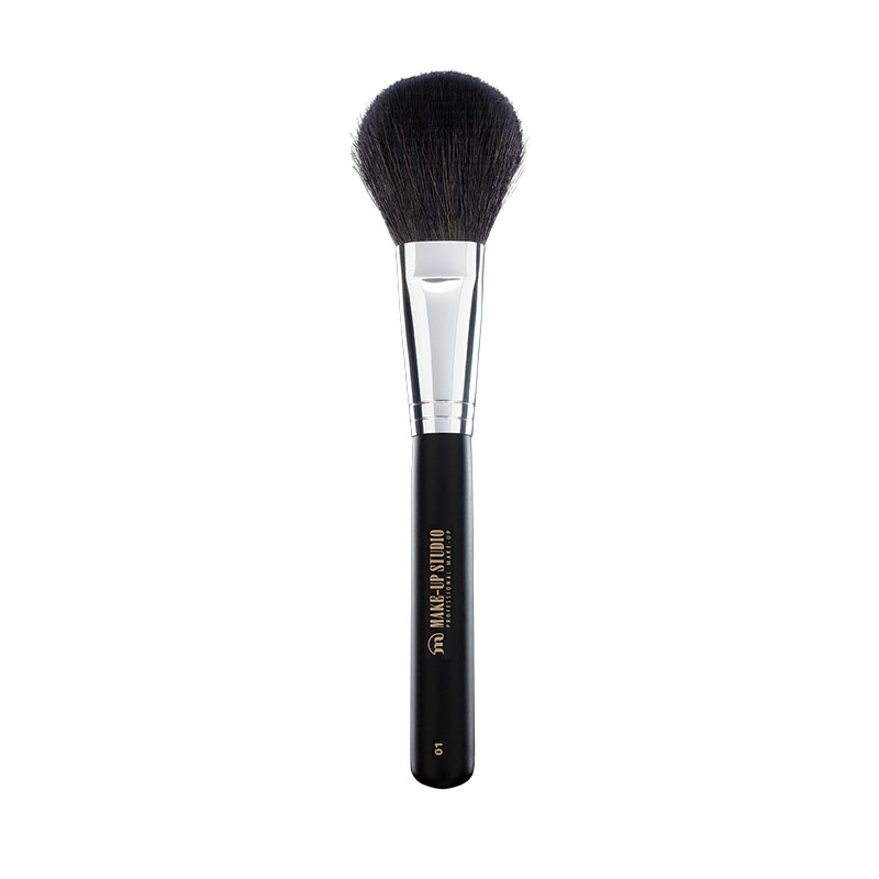 Powder Brush squirrel & goat hair flat No. 1